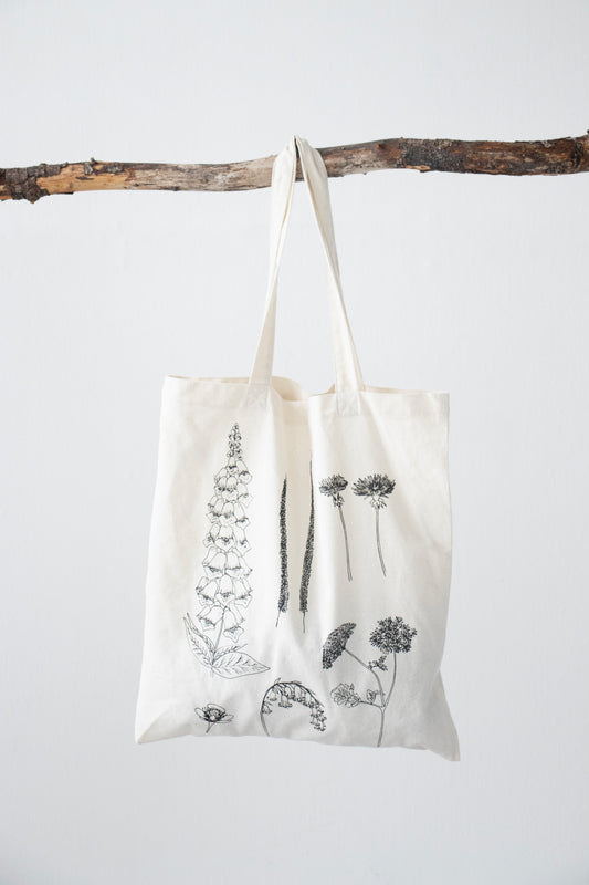 Wildflower tote bag